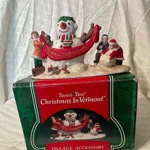 Christmas in Vermont Village Accessory Set